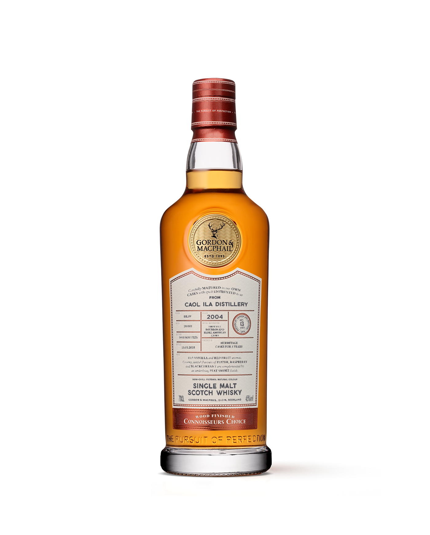 Gordon & MacPhail 2004 シングルモルトウイスキー Connoisseurs Choice Caol Ila 2004 single malt whisky. Gordon and